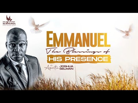 EMMANUEL[PART 2]THE BLESSINGS OF HIS PRESENCE|SOAR CONFERENCE 2023|HOTR ENUGU-NIGERIA|APOSTLE SELMAN