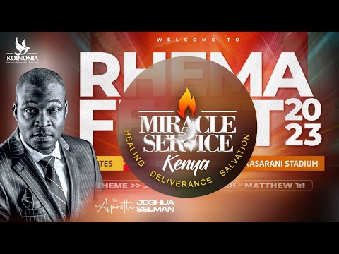 RHEMA FEAST 2023 || DAY5 EVENING SESSION || NAIROBI-KENYA || APOSTLE JOSHUA SELMAN