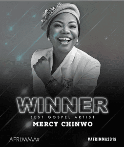 Mercy Chinwo Wins Afrimma Award for Best Gospel Artist
