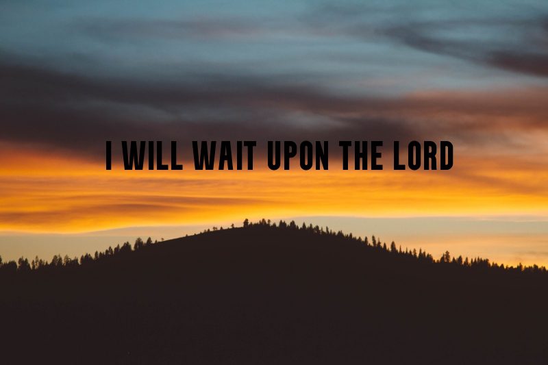 Lady Tee - I will wait upon the Lord