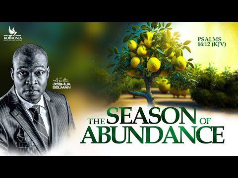 The Season of Abundance by Apostle Joshua Selman
